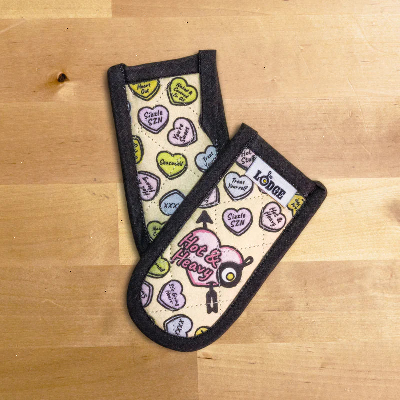 Conversation Heart Handle Holders, Set of Two - View 3