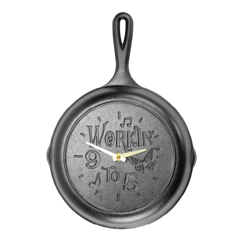 Dolly Parton 9 to 5 Skillet Clock - View 2