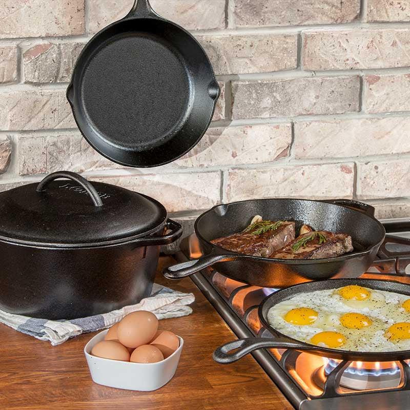 Seasoned Cast Iron 5 Piece Set - View 2