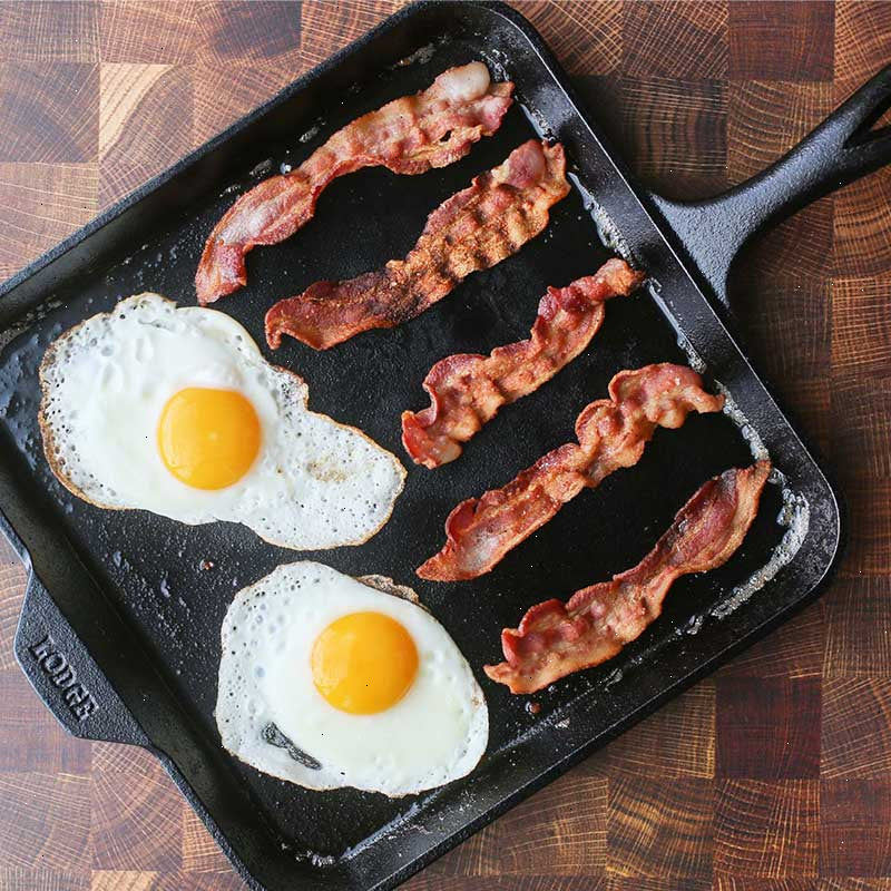 11 Inch Seasoned Cast Iron Square Griddle - View 3