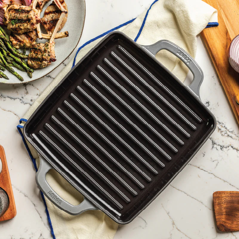 USA Enamel 11 Inch Enameled Cast Iron Grill Pan - View 4