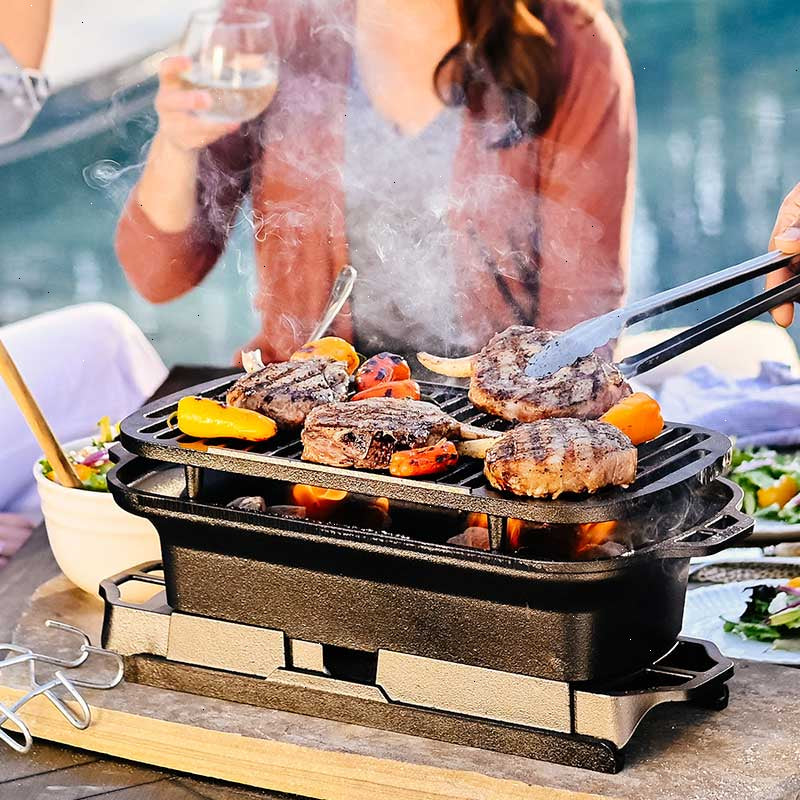 Sportsman’s Pro Cast Iron Grill™ - View 4