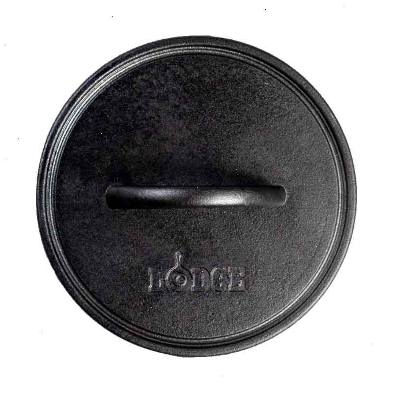 Yellowstone™ 8 Inch Round Seasoned Cast Iron “Power Y” Grill Press - View 3