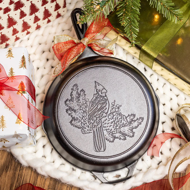Lodge 10.25 Inch Seasoned Cast Iron Cardinal Skillet - View 3