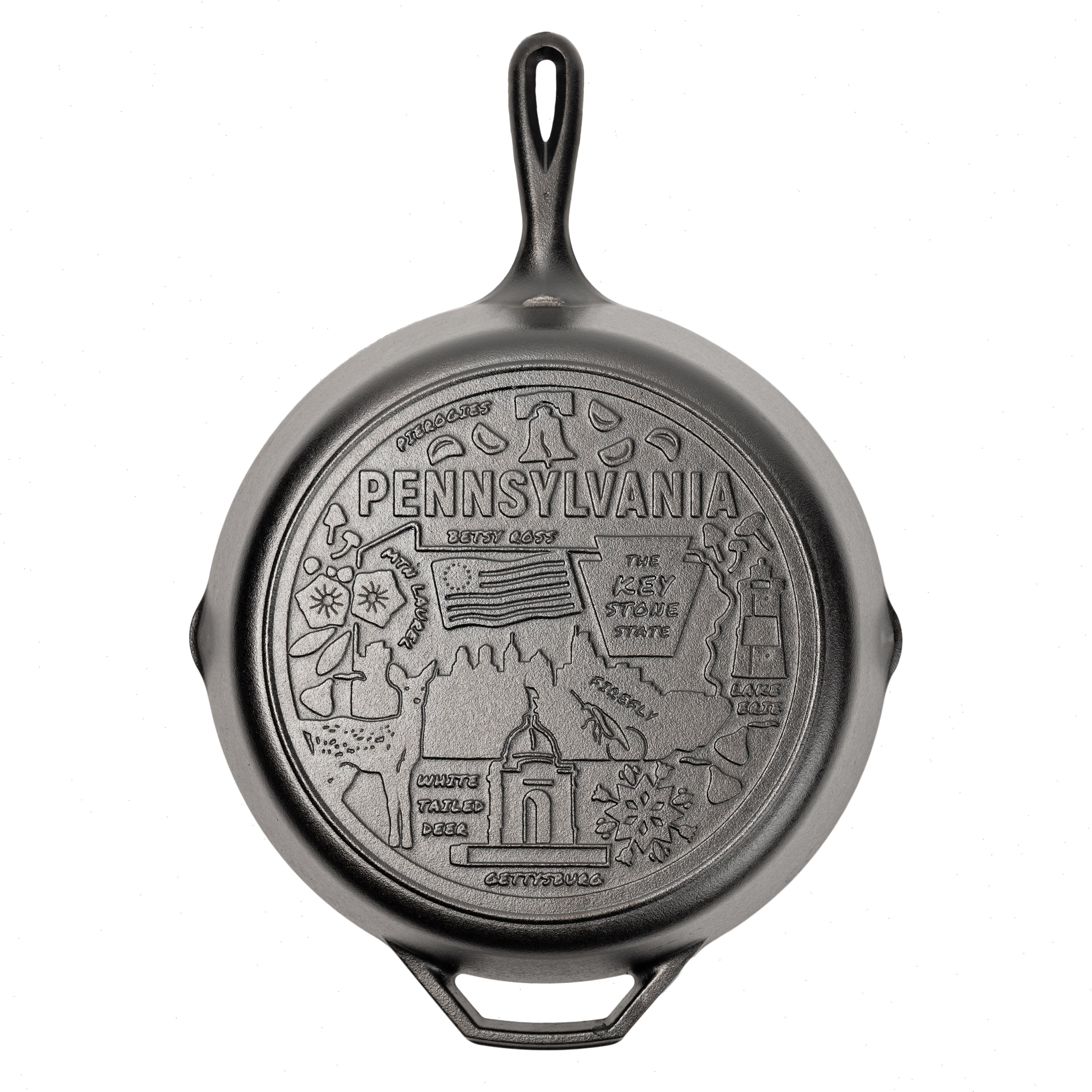 American Road Trip: 12 Inch Seasoned Cast Iron Skillet, Pennsylvania