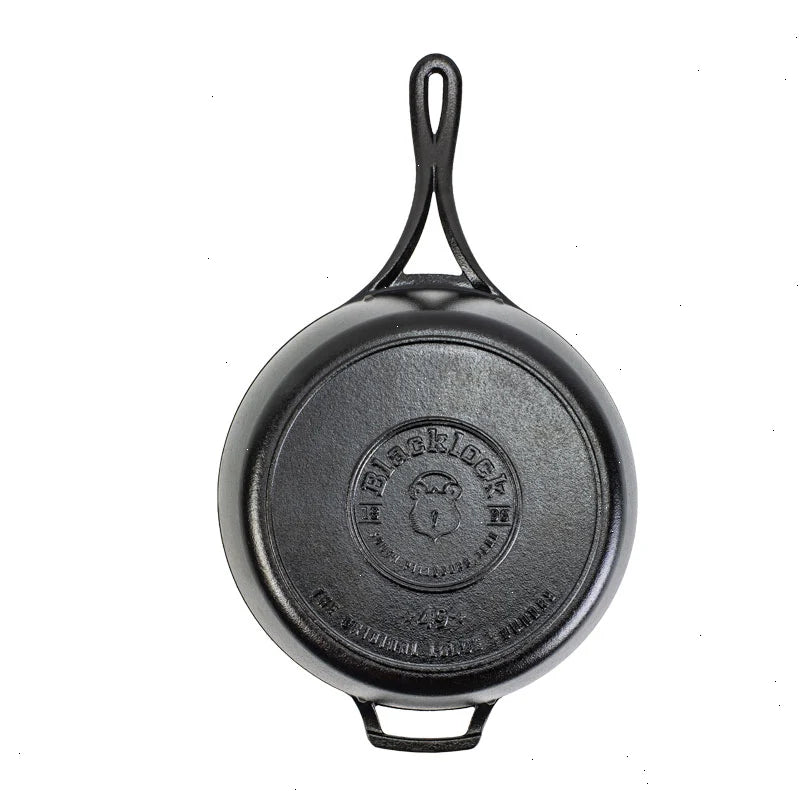 Blacklock 4 Quart Lightweight Cast Iron Deep Skillet With Lid - View 3