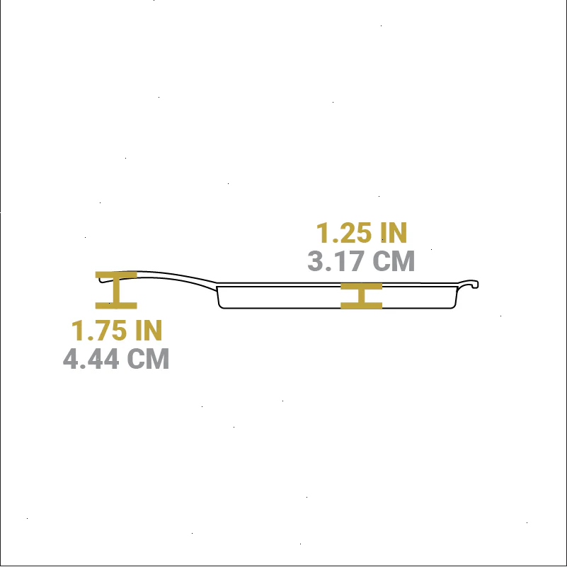 Blacklock 12 Inch Lightweight Cast Iron Grill Pan - View 5