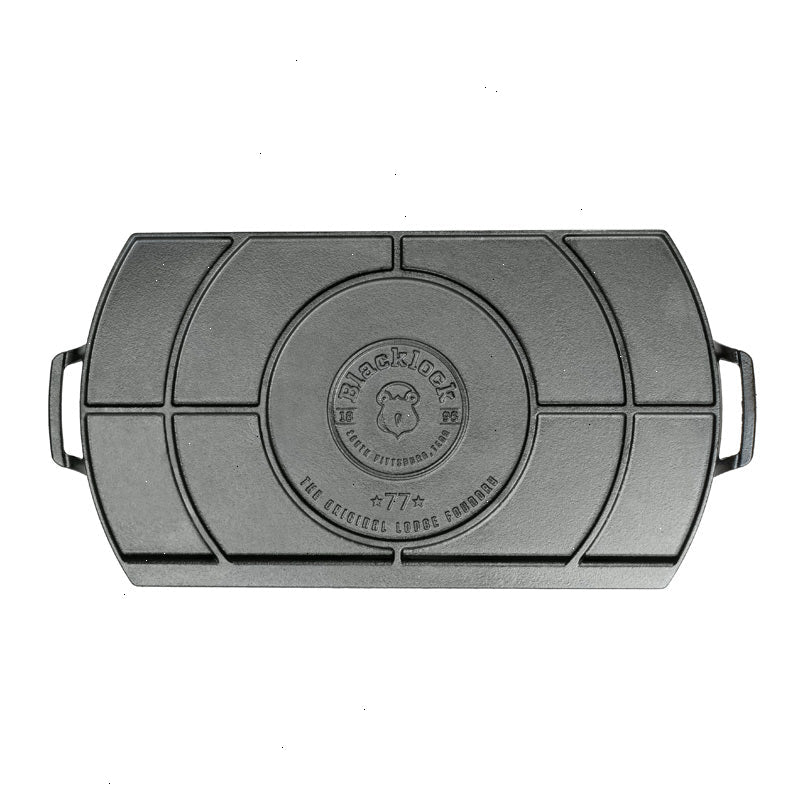 Blacklock Lightweight Cast Iron Double Burner Griddle - View 3