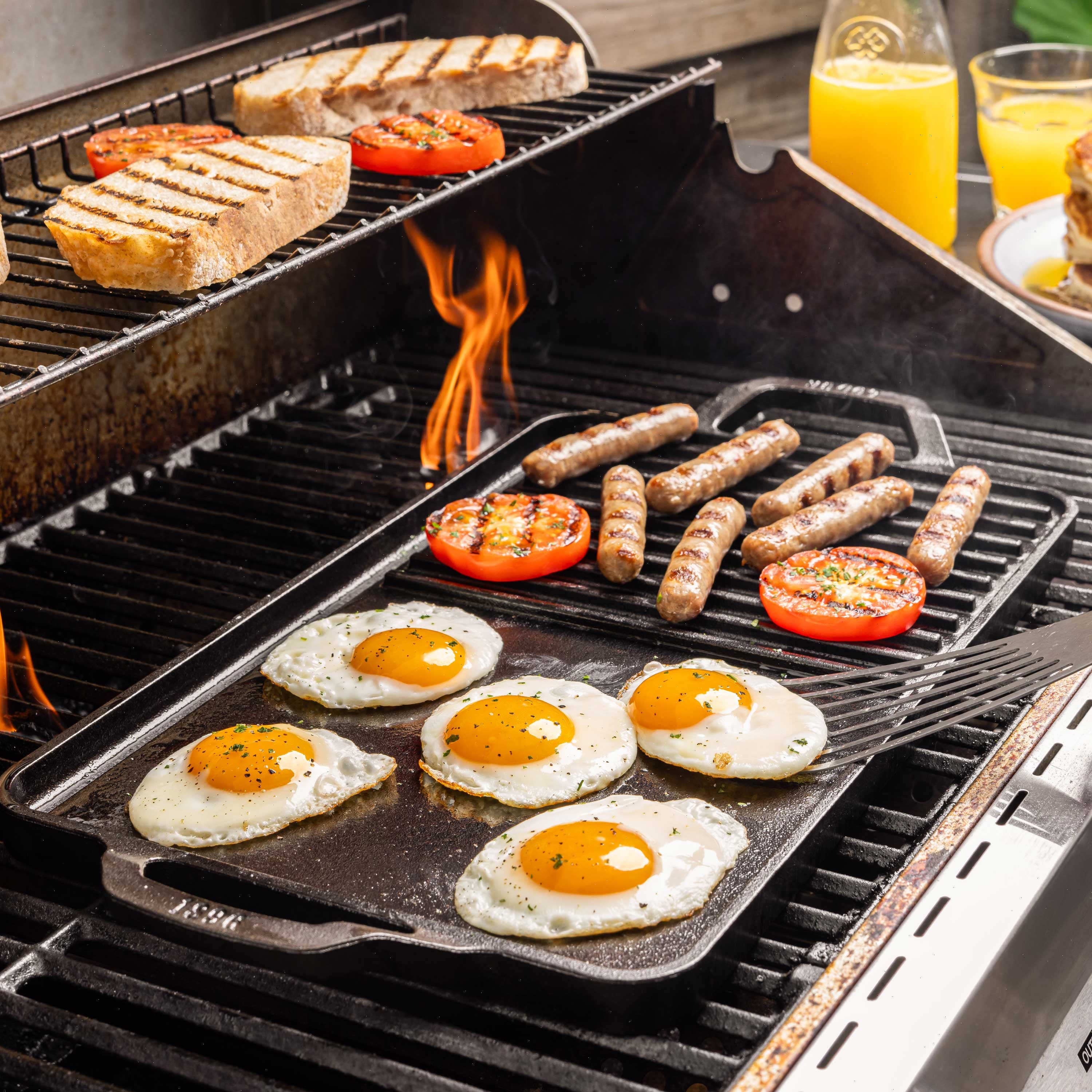 Chef Collection Single-Sided Grill/Griddle - View 5