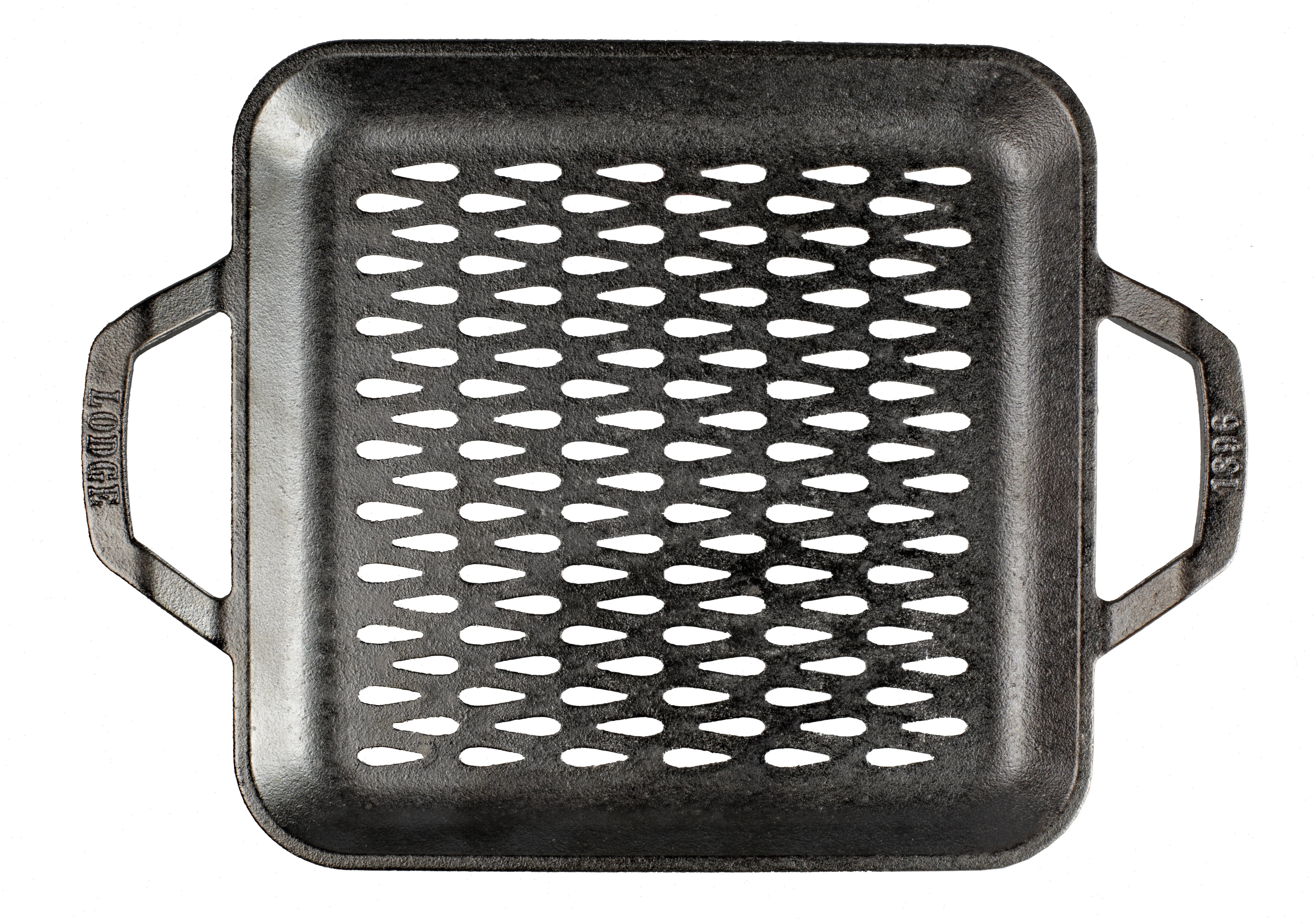 Chef Collection 11 Inch Cast Iron Square Grill Topper - View 2