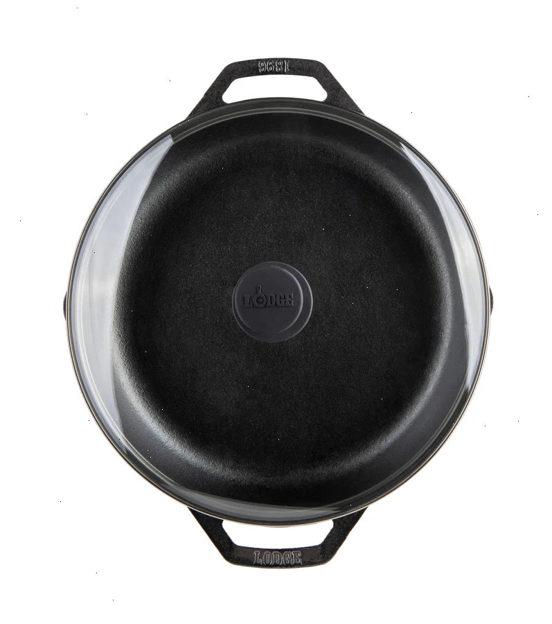 Chef Collection 12 Inch Cast Iron Everyday Pan - View 2