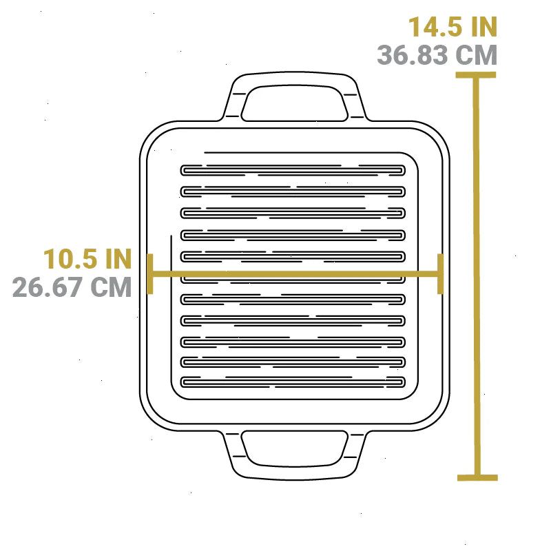 Chef Collection Square Grill Pan - View 6