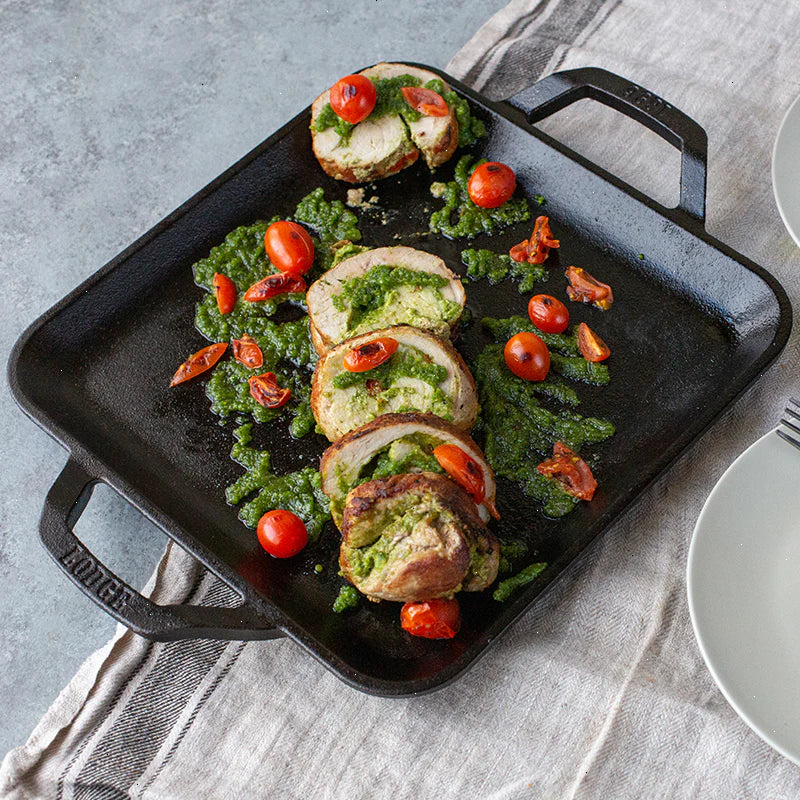 Chef Collection 11 Inch Cast Iron Square Griddle - View 4