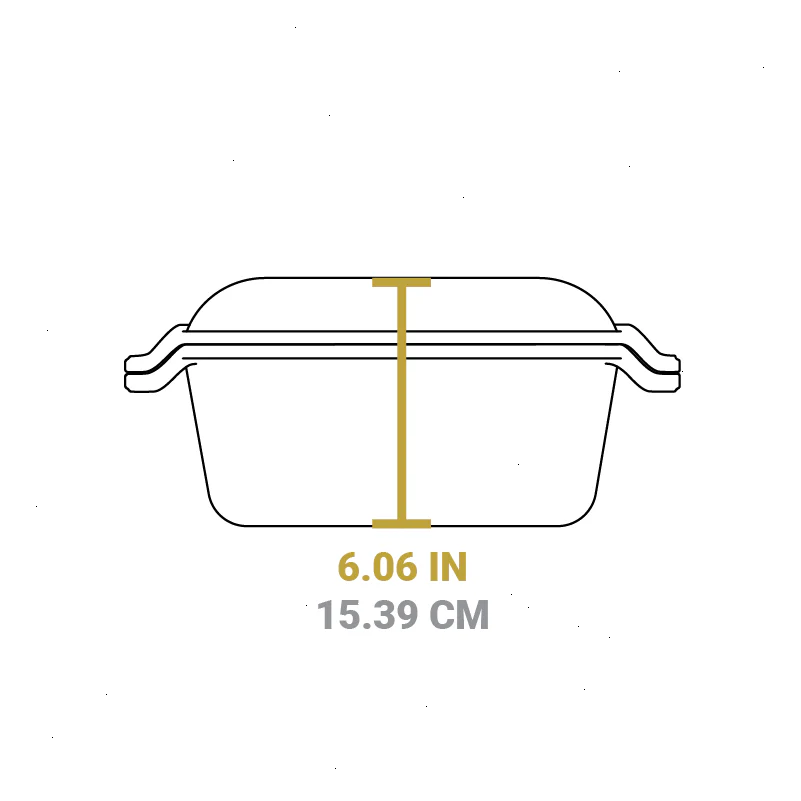 Chef Collection 6 Quart Double Dutch Oven - View 6
