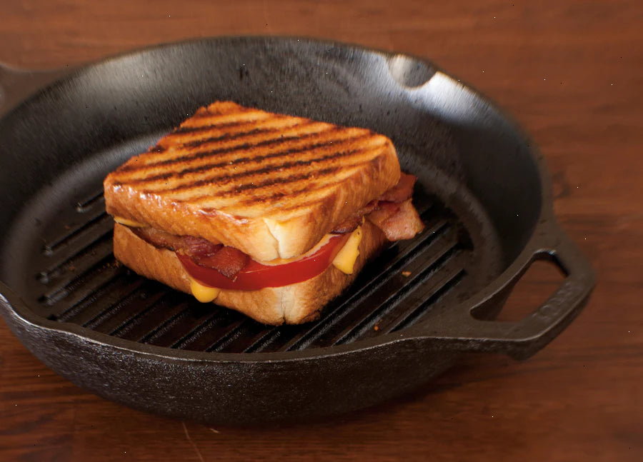 Round Cast Iron Grill Pan - View 4