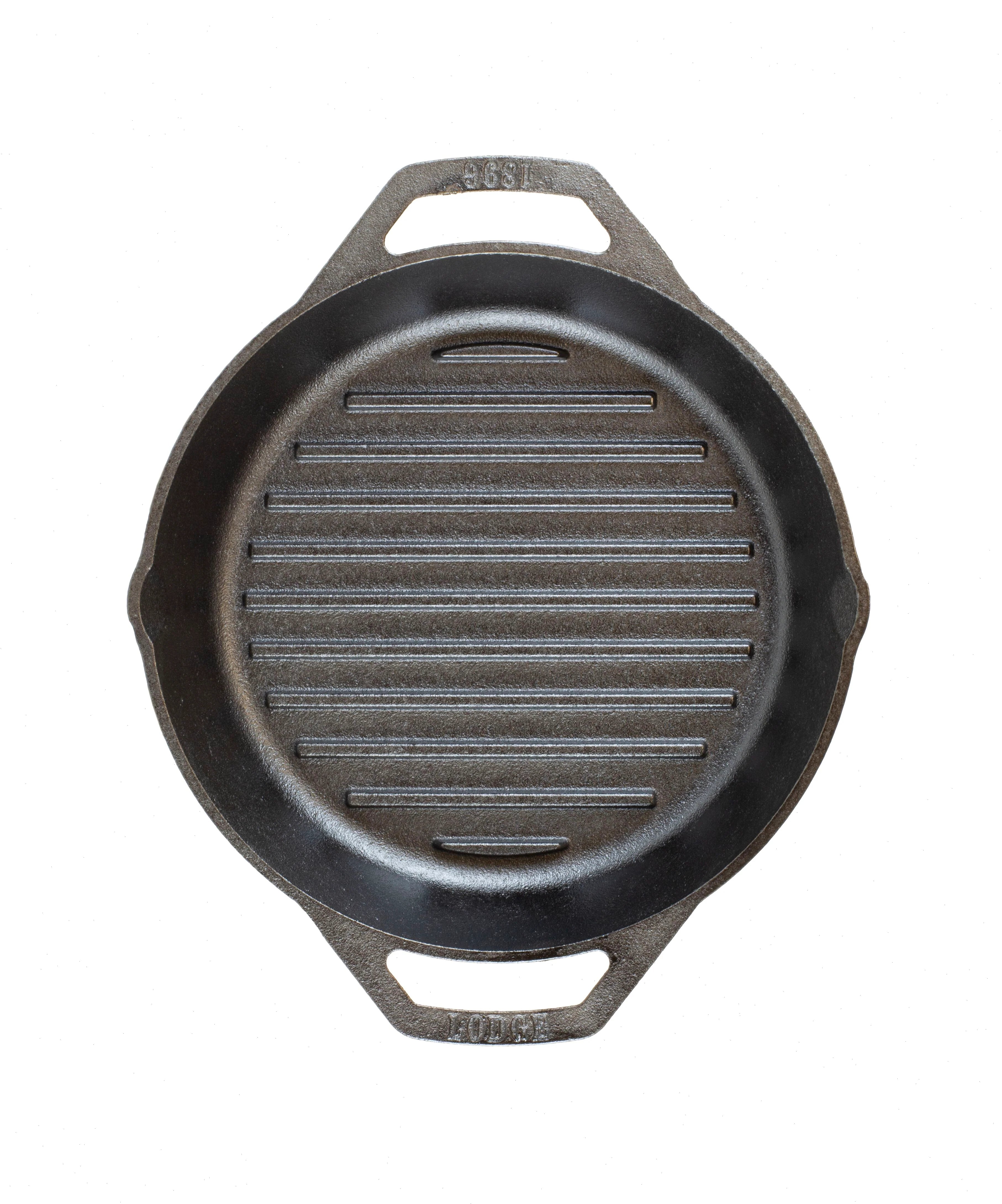Dual Handle Cast Iron Grill Pan - View 2