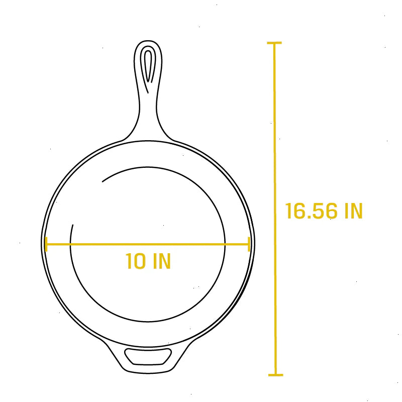 Cast Iron Deep Skillet - View 4