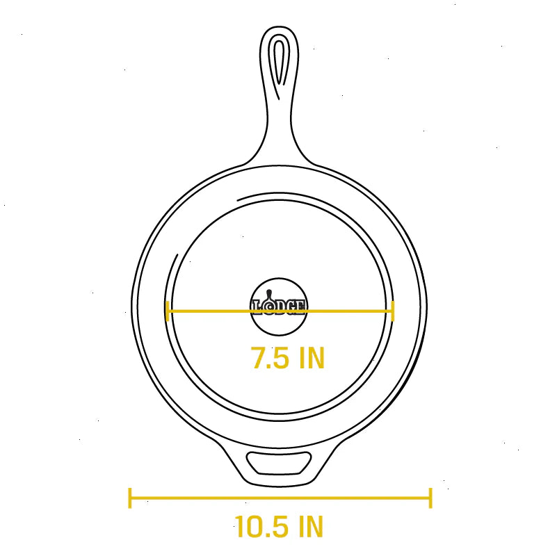 Cast Iron Deep Skillet - View 5