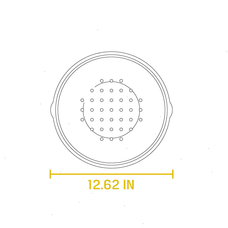 Cast Iron Covered Deep Skillet - View 4