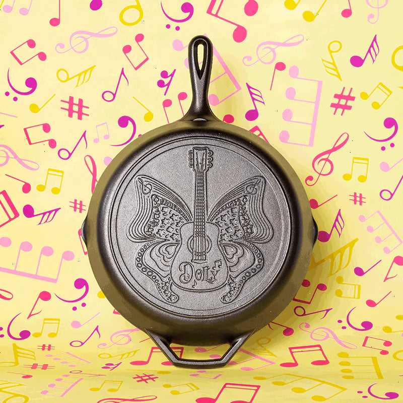 12 Inch Love is Like a Butterfly Dolly Parton Skillet - View 5