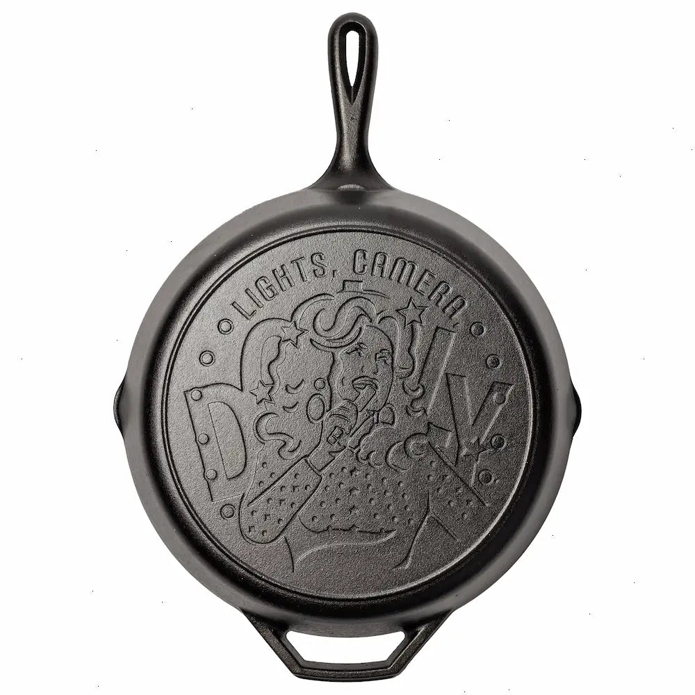 12 Inch Dolly Parton Skillet, Lights, Camera, Dolly - View 2