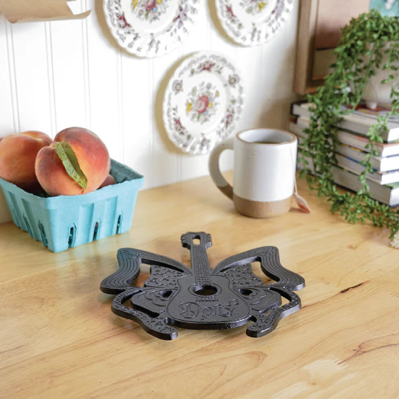 8 Inch Love is Like a Butterfly Dolly Parton Trivet - View 5