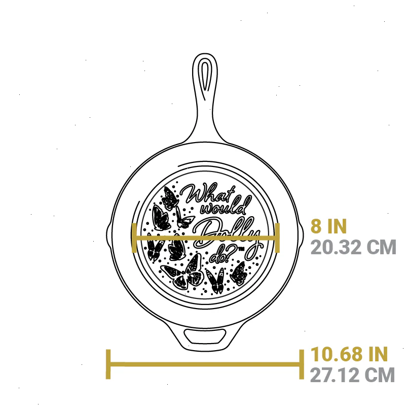 10.25 Inch Dolly Parton Skillet, What Would Dolly Do? - View 6