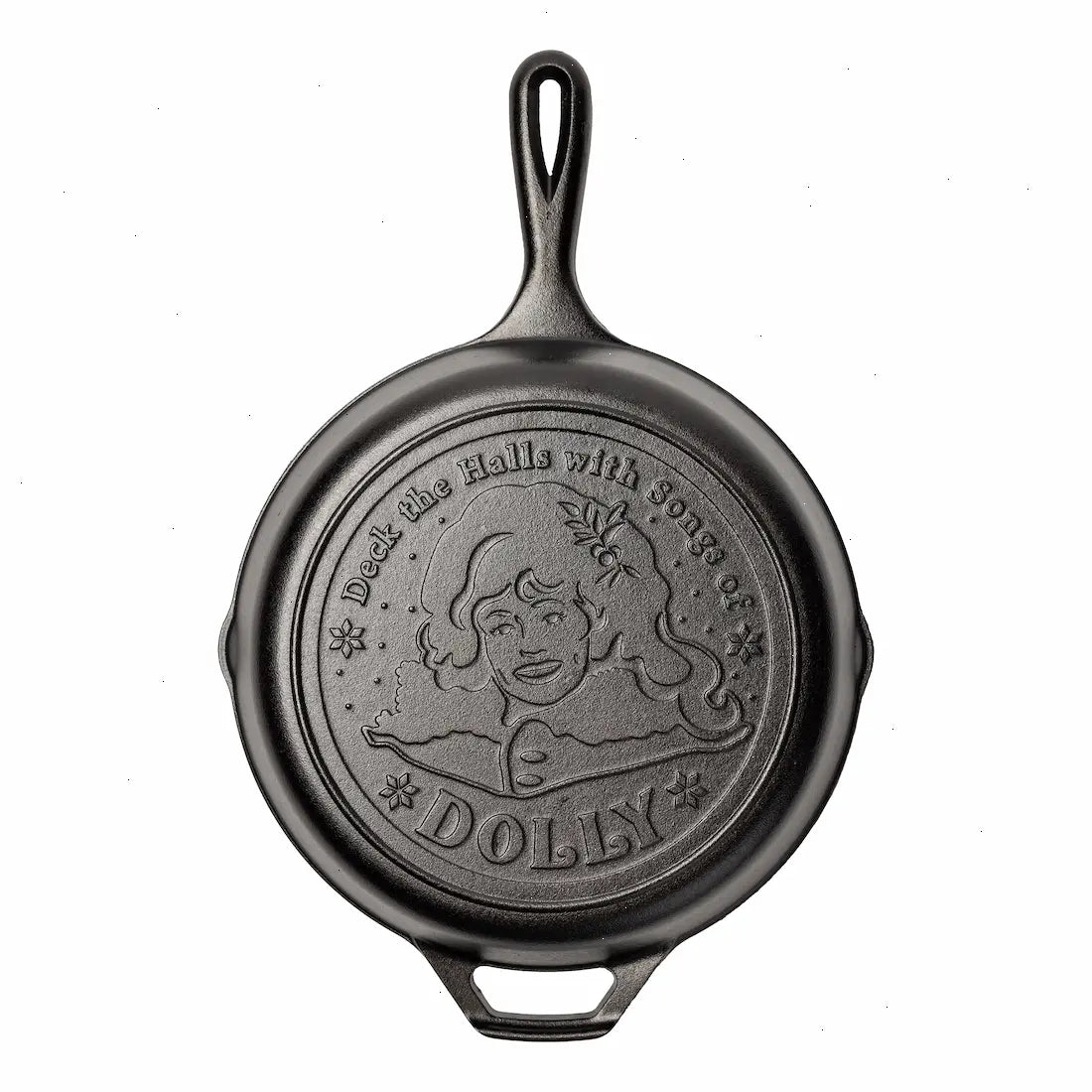 10.25 Inch Dolly Parton Skillet, Deck The Halls - View 2