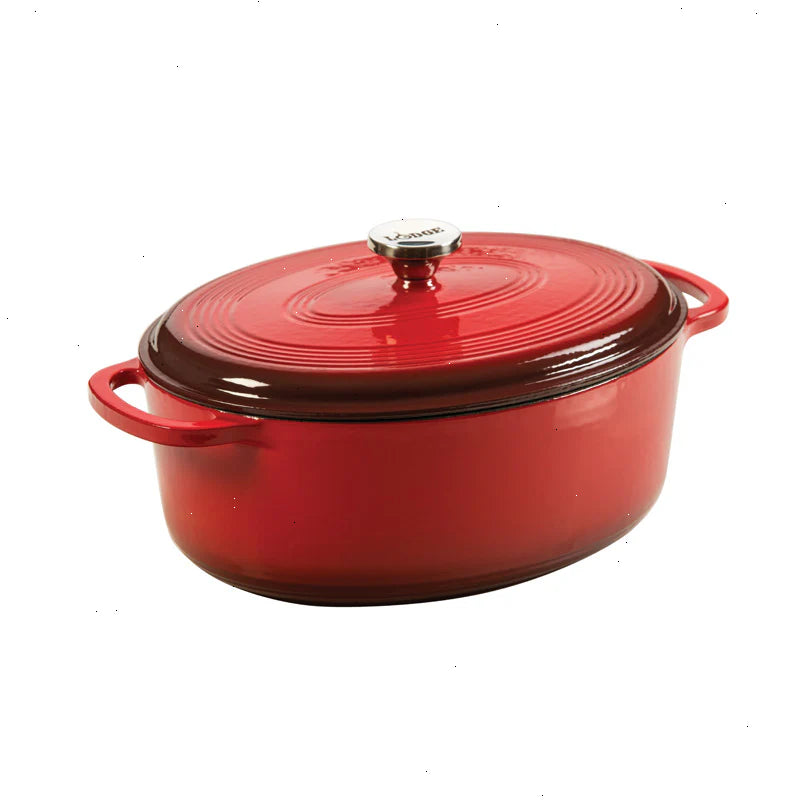 Essential Enamel Oval Dutch Oven - View 4
