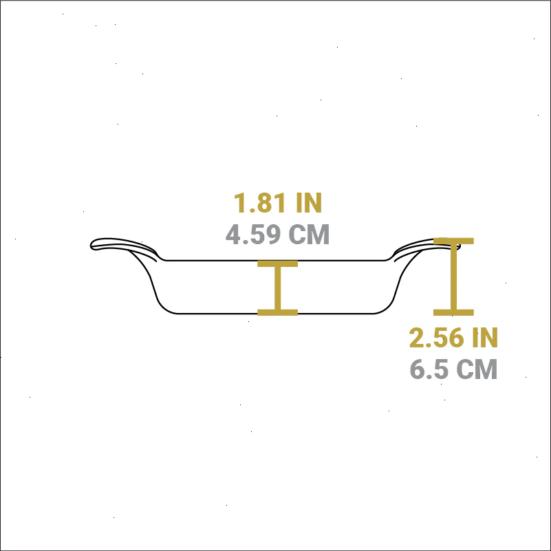 Heat-Treated 36 Ounce Oval Cast Iron Server - View 4