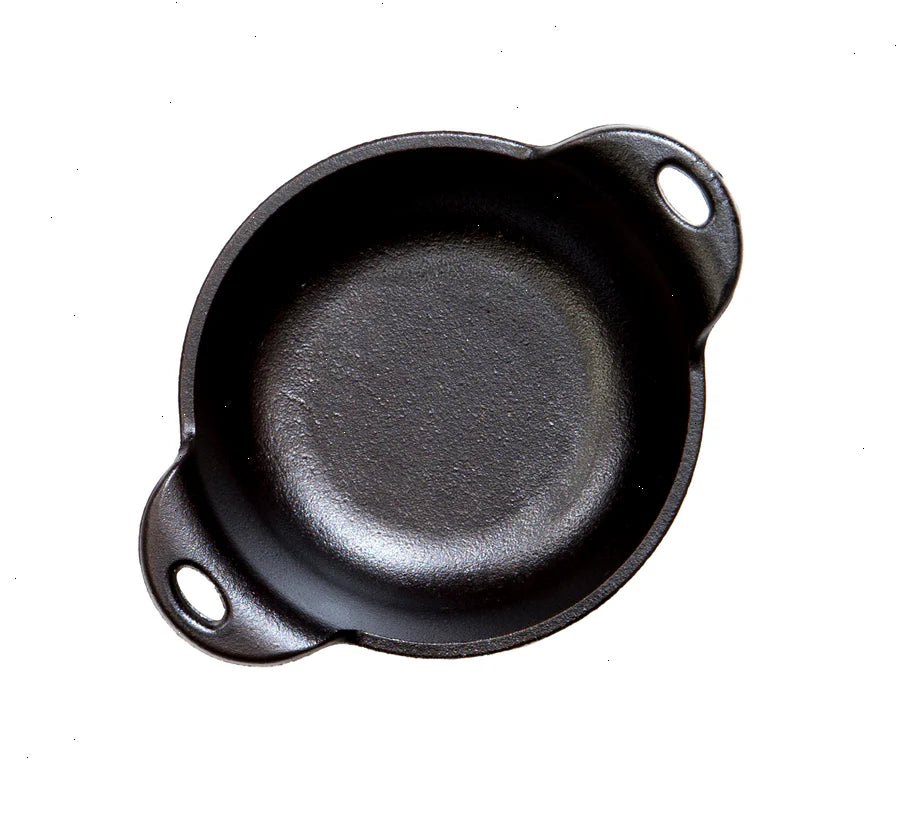 Heat-Treated 12 Ounce Cast Iron Mini Serving Bowl - View 2