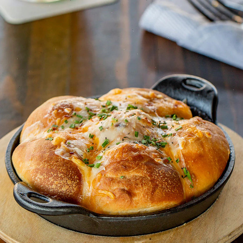 Heat-Treated 14 Ounce Round Cast Iron Mini Server - View 2