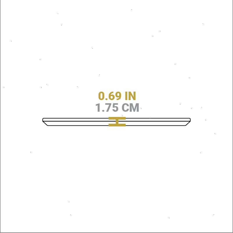 Rectangular Wood Underliner - View 4