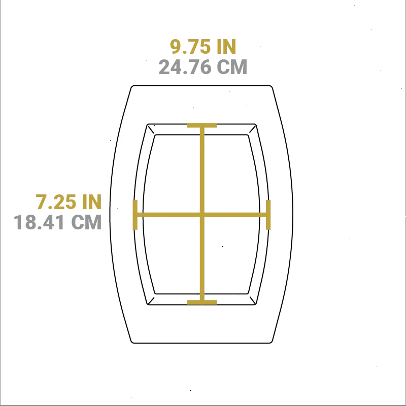 Rectangular Wood Underliner - View 5