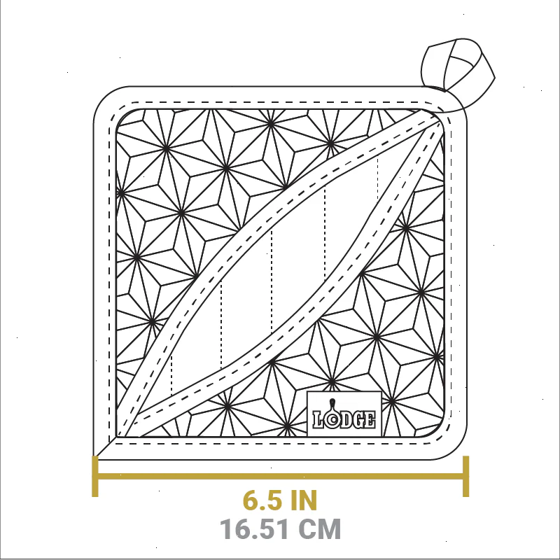 Silicone and Fabric Potholder - View 6