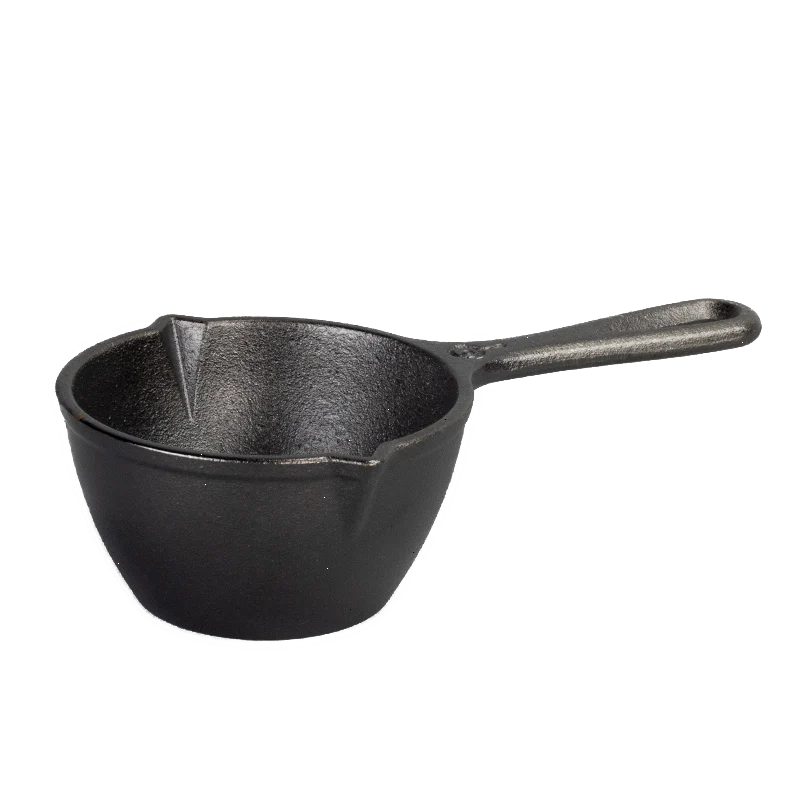 Seasoned Cast Iron Melting Pot