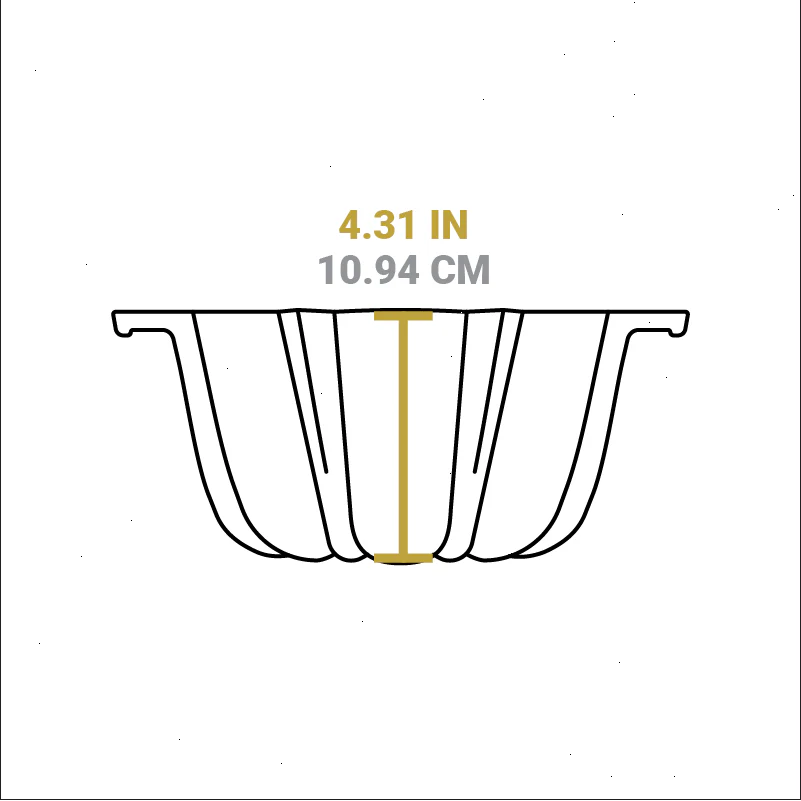 Seasoned Cast Iron Fluted Cake Pan - View 4