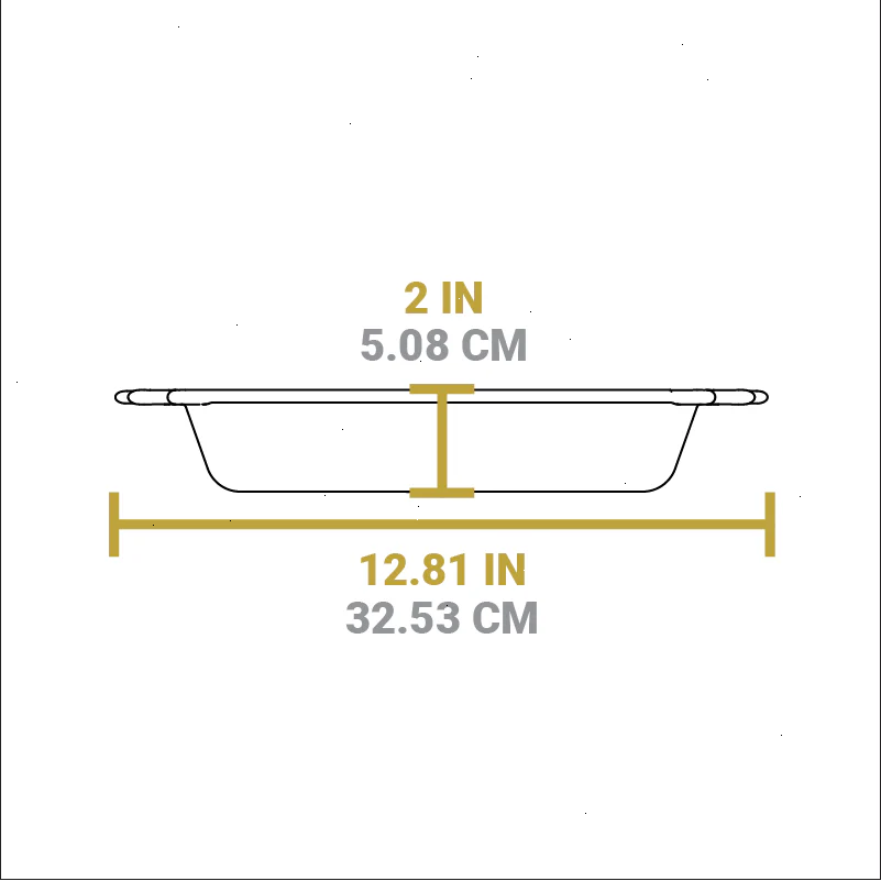 10.25 Inch Seasoned Cast Iron Baker's Skillet - View 4