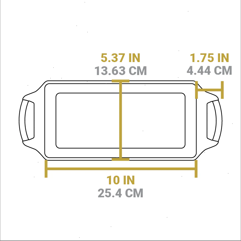 Seasoned Cast Iron Large Loaf Pan - View 6