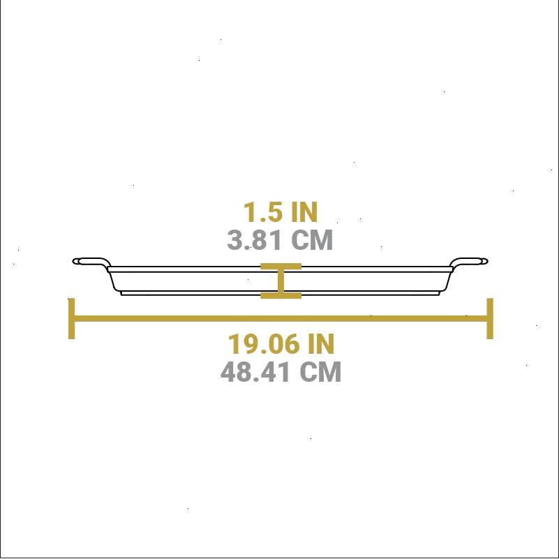 15.5 x 10.5 Inch Seasoned Cast Iron Baking Pan - View 5