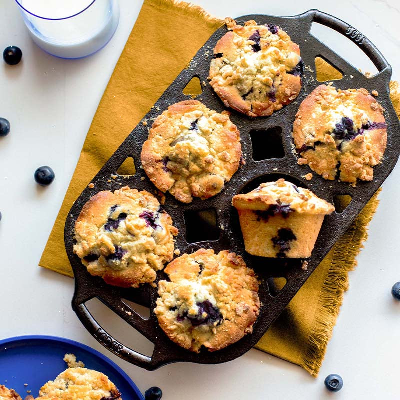 Seasoned Cast Iron Muffin Pan - View 4