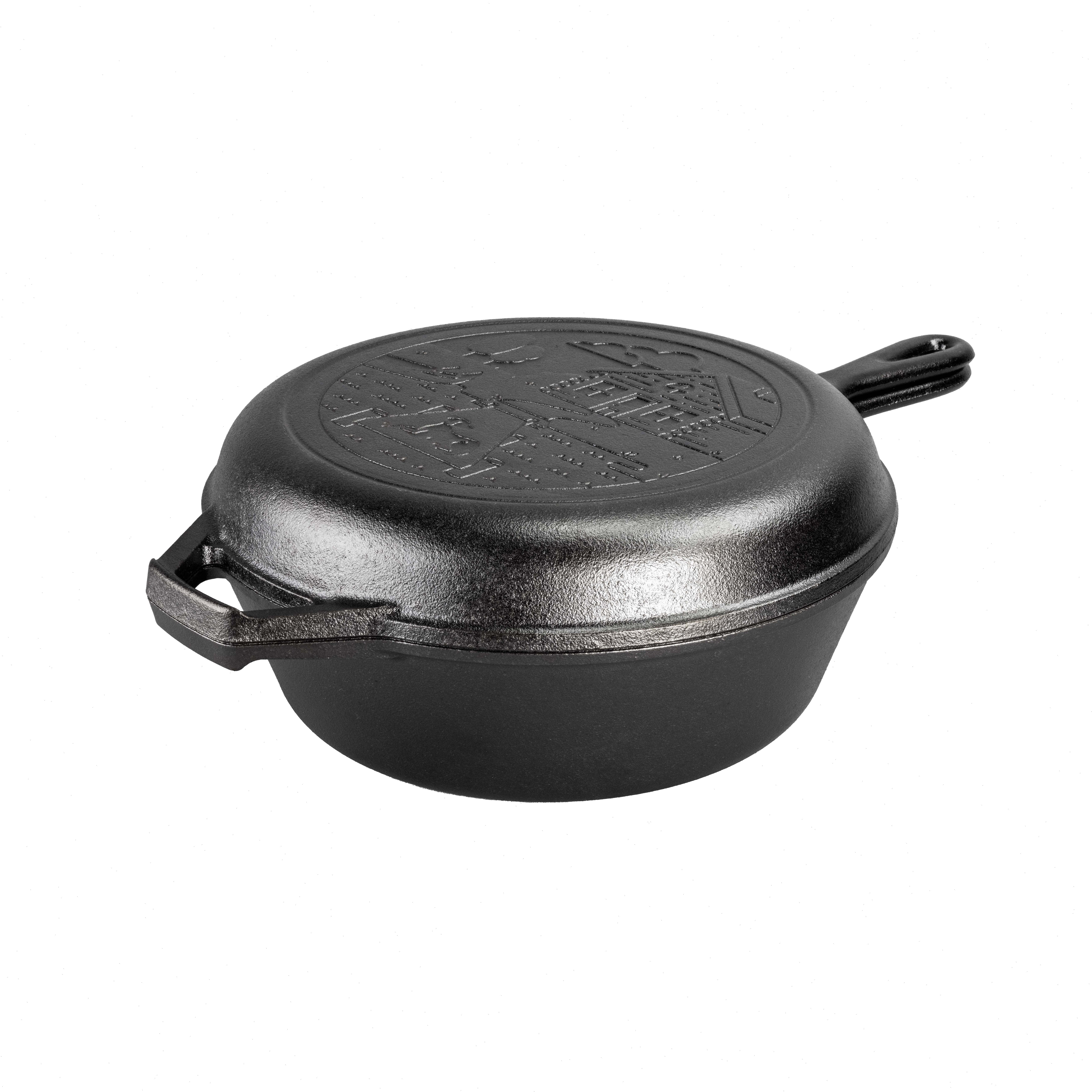 Wanderlust 3.2 Quart Cast Iron Cabin Combo Cooker - View 3