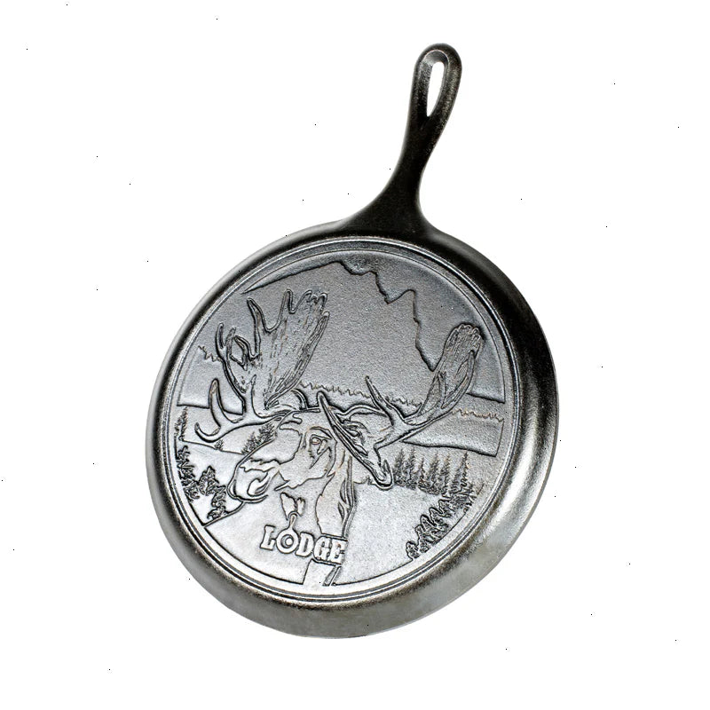 Wildlife Series™ 10.5 Inch Cast Iron Moose Griddle - View 2