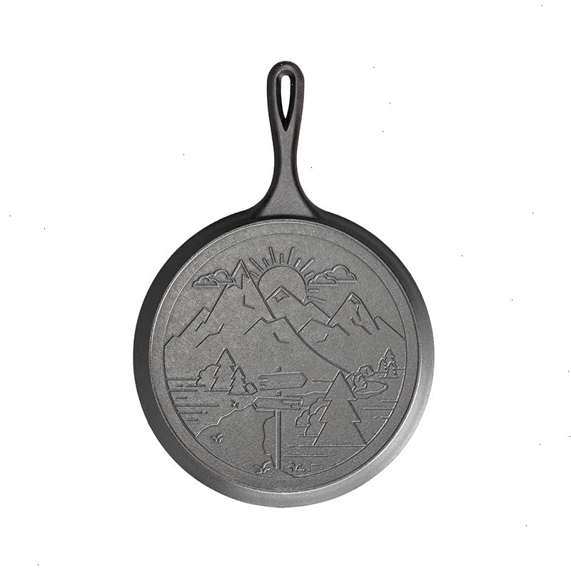 Wanderlust 10.5 Inch Cast Iron Mountain Griddle - View 2
