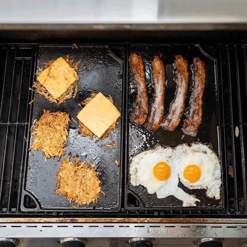 16.75 x 9.5 Inch Double Play Reversible Grill/Griddle - View 5