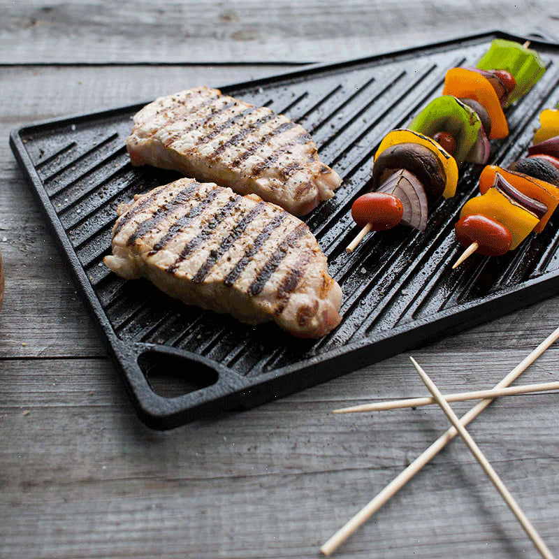 16.75 x 9.5 Inch Double Play Reversible Grill/Griddle - View 6