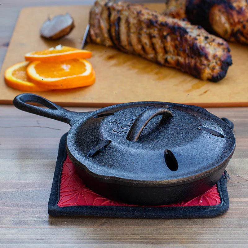 6.5 Inch Seasoned Cast Iron Smoker Skillet - View 2