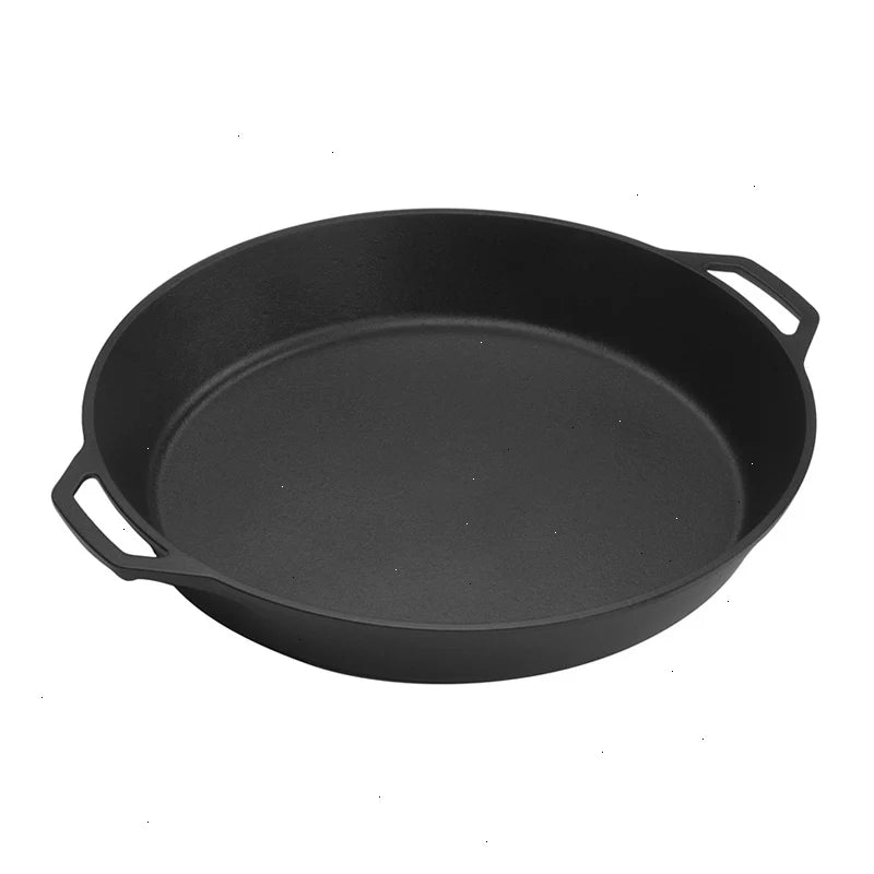 Yellowstone™ 17 Inch Seasoned Cast Iron “So Wild, So Angry” Dual Handle Pan - View 3