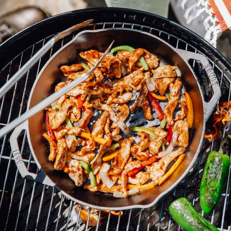 12 Inch Seasoned Cast Iron Dual Handle Grilling Basket - View 4