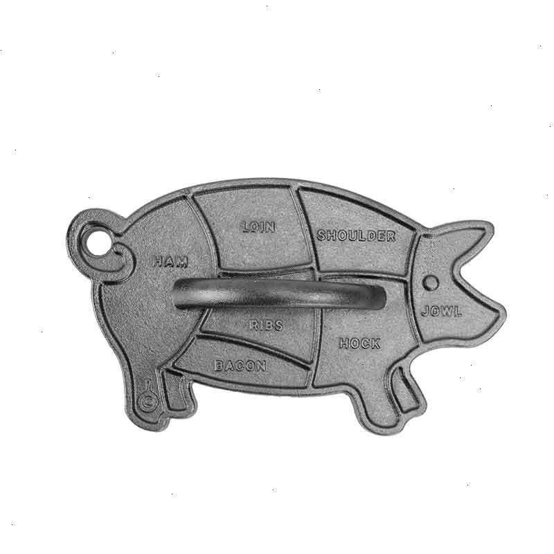 Seasoned Cast Iron Pig Press - View 2
